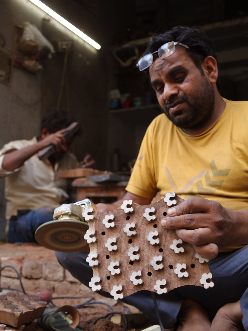 The Beauty of the Block: Inside the Sustainable Block Printing Process Behind Our Cushions