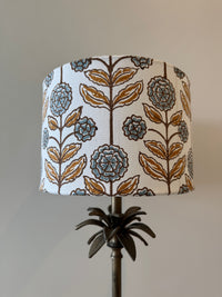 Lamp Shade - Marisol Light Blue & Mustard