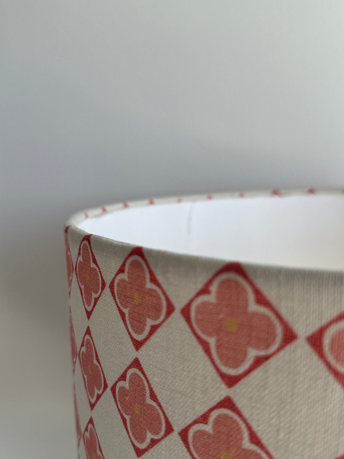 Lamp Shade - Daisy Bloom Spiced Coral