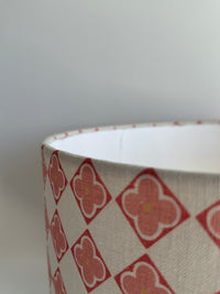 Lamp Shade - Daisy Bloom Spiced Coral
