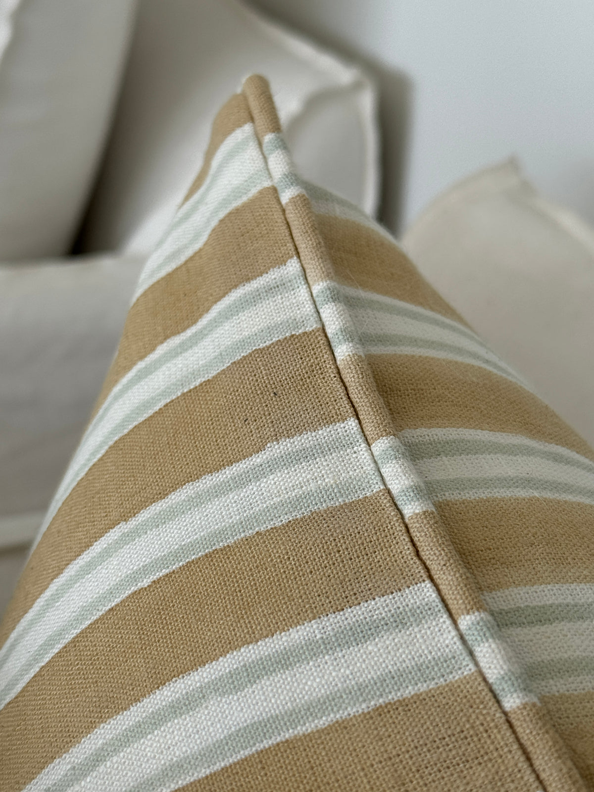Palladio Stripe - Latte & Sage